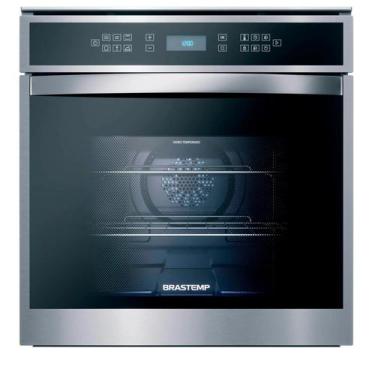 Imagem de Forno de Embutir Elétrico Brastemp 84 Litros Inox com Convecção e Term