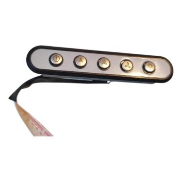 Imagem de Teclado Coifa Ilha Inox Vidro Reto Black