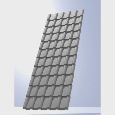 Imagem de Telha pvc Plan 198x88cm Permatti