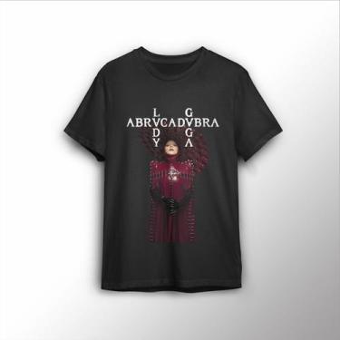 Imagem de T-shirt Estampa Personalizada Abracadabra Lady Gaga - Lobo Sete, Preto