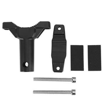 Imagem de Motocicleta Bumper Luz de extensão de extensão Chofte absorvendo luminária de correção de fixação Montagem do pólo de extensão para motocicletas liga de alumínio preto em alumínio