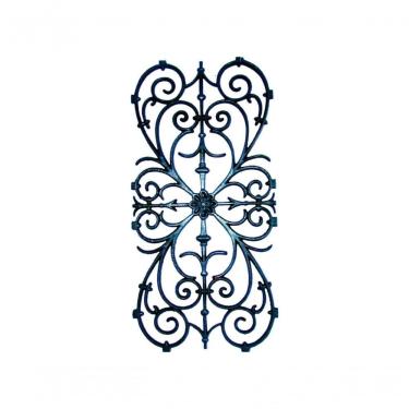 Imagem de Grade De Ferro Fundido Ramada Grande Sacada Varanda 74X37Cm