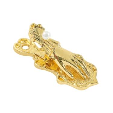 Imagem de Vaveren Marcador de página de clipe de papel em formato de mão, grampo multifuncional para diário, clipes de livro para meninos e meninas, fichário de diário, B