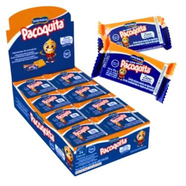 Imagem de Paçoquinha Paçoca Paçoquita Diet Zero Açucar Quadrada Doce De Amendoim 24 Unidades 432g Santa Helena