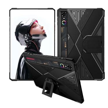 Imagem de Capa para tablet gamer RedMAGIC Astra 23.0 cm, capa protetora fina de TPU macio com suporte para tablet gamer RedMAGIC 3 Pro, antiarranhões, à prova de choque, preta