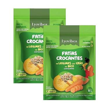 Imagem de Kit 2X: Snack De Legumes Grão Bico Liofilizado Lyovibes 30G