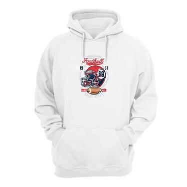 Imagem de Moletom Masculino Bolso Canguru Capuz Estampado Basico Cordao Ajustavel Flanelado Dia a Dia