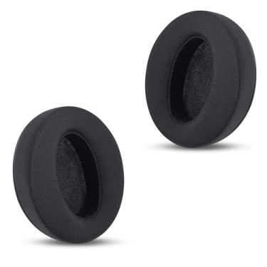 Imagem de Almofadas de substituição para fones de ouvido SENNHEISER HD4.30/HD350BT/HD400S/HD420S/HD458BT/HD300/HD4.50BTNC/HD4.40BT | Almofadas Respiráveis De Pano De Seda De Gelo Com Espuma - Preto