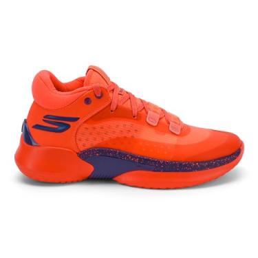 Imagem de Skechers Tênis de basquete masculino SKX RESAGRIP, Laranja-roxo, 43