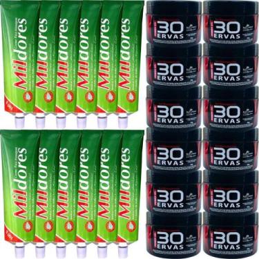 Imagem de Revenda 12 Gel 30 Ervas Power + 12 Creme Massagem Mil Dores - Bio Inst