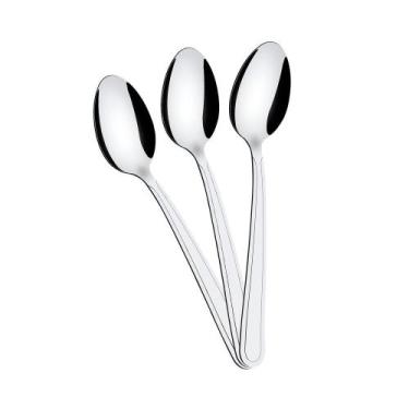 Imagem de KIT - 60 Colheres de Sopa Búzios em Aço Inox CIBAG - Tramontina 237630