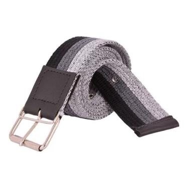 Imagem de Cinto Masculino Em Lona Tecido Gorgurão Costurado Lançamento - TOP 10 