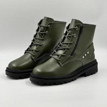 Imagem de Coturno Ramarim Salto Baixo Tratorado Feminino-Feminino