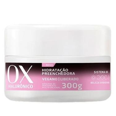 Imagem de OX Cosmeticos Hialurônico Hidratação Preenchedora Máscara de Tratamento 300g-Unissex