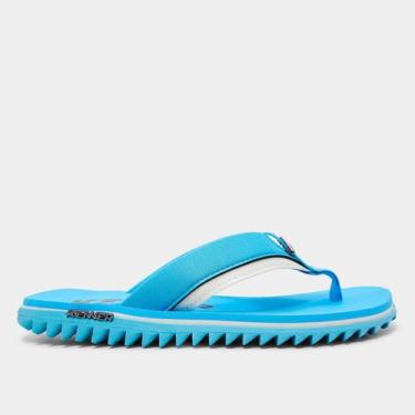 Imagem de Sandália Kenner Kivah Colors Masculina, Azul turquesa, 40