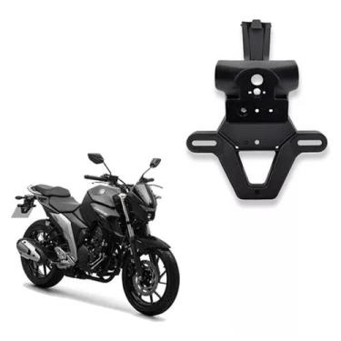 Imagem de Suporte Placa Yamaha Fazer 250 2018 2019 2020 2021 2022 2023 - VM