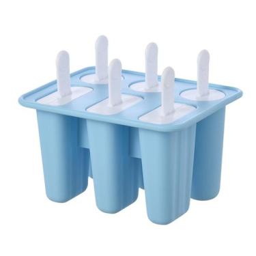 Imagem de Moldes de gelo de silicone, molde de sorvete de liberação fácil, palit