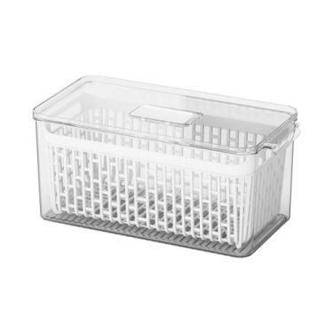 Imagem de Organizador de Geladeira com Cesto 6 Litros Coza Dry Cristal
