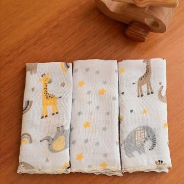 Imagem de BABETE BUBLIM PETIT GIRAFA CREME - 3 Unidades - INCOMFRAL