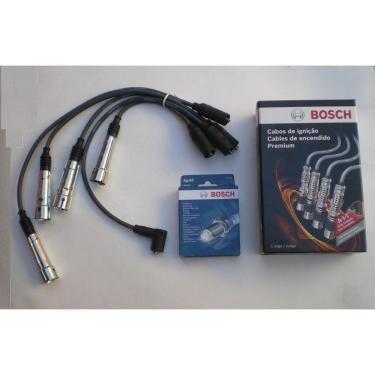 Imagem de Kit Cabos e Velas de Ignição VW Golf MK3 AP 1.8 GL 1994 a 1997 Passat Alemão 2.0 AP 1994 a 1997 Bosch