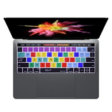 Imagem de Capa de teclado de silicone Adobe Photoshop Shortcuts para MacBook Pro 2016-2024 13 polegadas M2/M1; MacBook Pro 14/16 polegadas; Touch Bar Macbok Pro 15 polegadas (A1989/A1706, A1990/A1707) 2016-2024