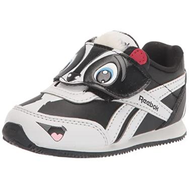 Imagem de Reebok Tênis unissex infantil clássico jogger 2.0, Preto/branco/vermelho brilhante, 8 Toddler