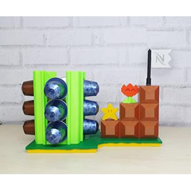 Imagem de Suporte decorativo compatível com Capsulas Nespresso - Tema Super Mario