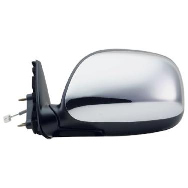 Imagem de Fit System Espelho lateral do motorista para caminhonete Toyota Tundra, preto/cromado, dobrável, energia