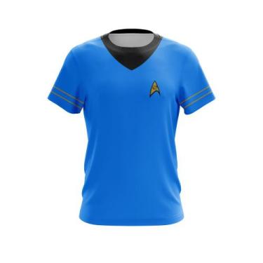 Imagem de Camiseta Uniforme Dry 1966 Spock  Star Trek - Loja Nerd