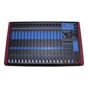 Imagem de Mesa de som soundvoice ms16.4 safira - 16 canais 4 aux/usb