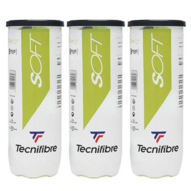 Imagem de Bola de Tênis Tecnifibre Soft Stage 1 - Pack com 3 Tubos