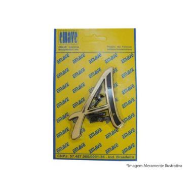 Imagem de Letra Residencia Colonial Pvc Pr/Dour A Bl - EMAVE