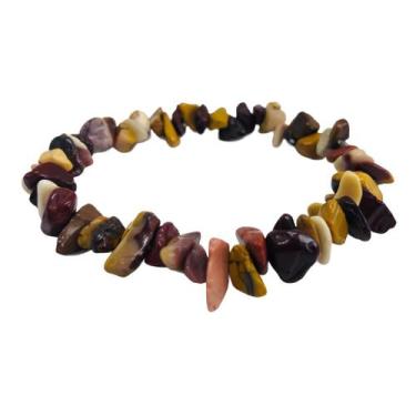 Imagem de Pulseira De Pedra Natural Jaspe Mookaite - Estabilidade - EQUILIBRIO
