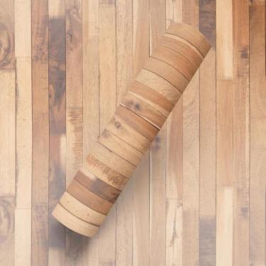 Imagem de Papel De Parede Adesivo Autocolante Tema Ripas De Madeira Envelhecida 