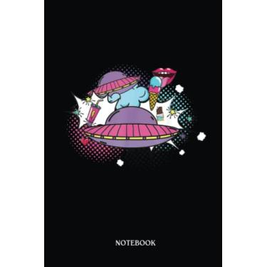 Imagem de Alien Notebook: Invasion Of Alien Spaceship Ufo Comic Book, Flying Object | Alien Journal, Lined Journal Ufo, Ufo Journal, Lined Journal Alien, Size 6 X 9", 120 Pages.