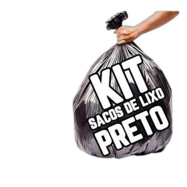 Imagem de Kit Saco De Lixo 200Un 100L E 200Un 60L Preto Reforçado - Higipack