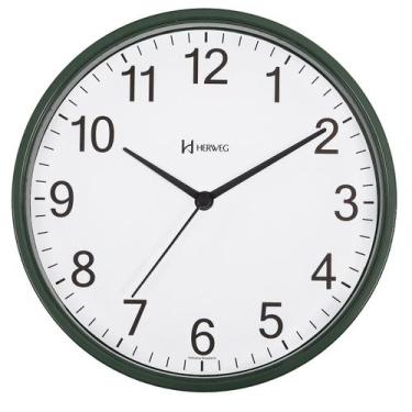 Imagem de Relógio De Parede Preto 22 Cm Herweg Tictac 6101