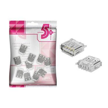 Imagem de 10x Conector Usb Painel Pci Deh Todos Modelos 10mm - 5+