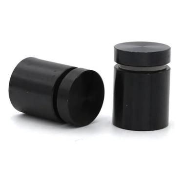 Imagem de 4 Unid Prolongador Extensor Suporte Vidro Preto 25X25 Painel