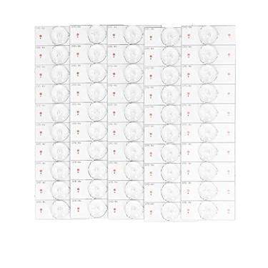 Imagem de 50 contas de lâmpada SMD com lente óptica e placa de fibra de vidro para peças de fita de luz LED de 6V e reparo de TV LCD