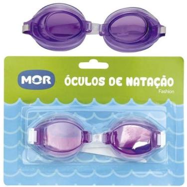 Imagem de Óculos De Natação Infantil Fashion Mor - Praia Piscina Mar, Roxo