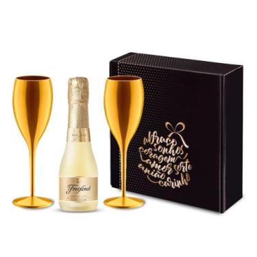 Imagem de Kit Cava Freixenet Carta Nevada 200ml Com 2 Taças