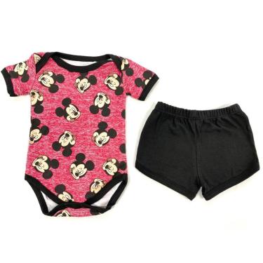 Imagem de Conjunto manga curta body E short mickey