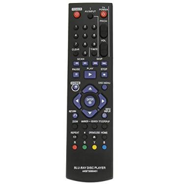 Imagem de PERFASCIN AKB73095401 Controle remoto de substituição compatível com LG Blu-ray Disc DVD Player BD611 BD550 BD555 BD620C BD630C BD640 BD640C