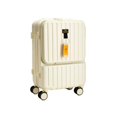 Imagem de Mala De Viagem Off White Com Adesivos