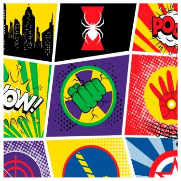 Imagem de Tnt Estampado Super-heróis - 5 Metros