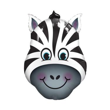 Imagem de Balão Metalizado Cabeça De Zebra - 17 Polegadas