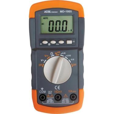 Imagem de Multimetro Digital Auto Range Md-1005 - Icel
