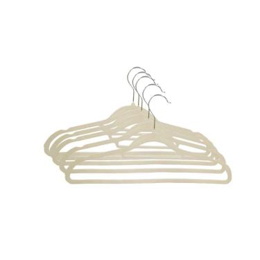 Imagem de Cabide de Metal e Plástico com Veludo 5 Peças -  Quanhe