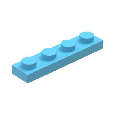Imagem de 149 Unidades 3710 1x4 Blocos De Construção Básicos Compatíveis Com Tij